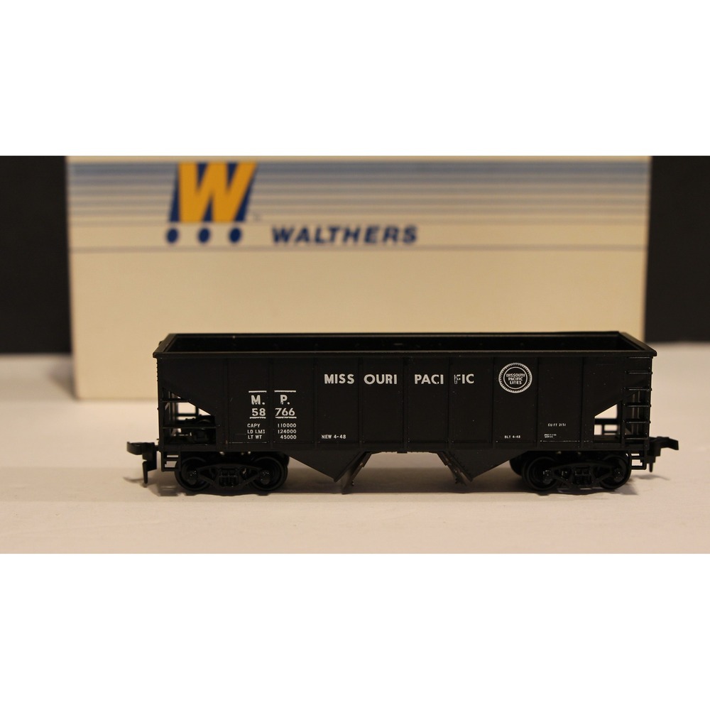 HO Walthers 36' RIB Side Hopper Missouri Pacific MP 58766 P/O 90's 932-3004 (V)
